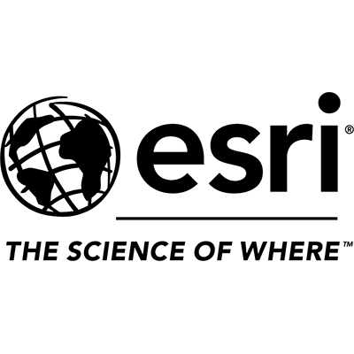 ESRI Logo with globe and tagline, "THE SCIENCE OF WHERE"